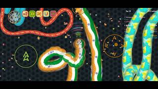 WormateIO  The Running Tiny Worm Epic Adventure in Wormateio Best Moments [upl. by Drobman344]