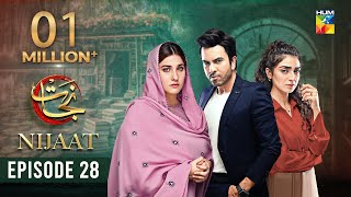 Nijaat  Episode 28 𝐂𝐂  13th March 2024   Hina Altaf amp Junaid Khan  HUM TV [upl. by Maighdlin770]