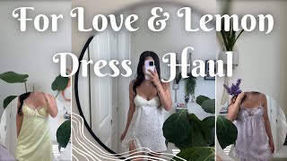 For Love amp Lemon Dress x Victoria’s Secret Try on Haul Collection amp Review [upl. by Aehsat]