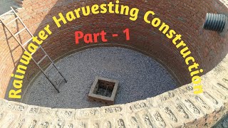 Rain Water Harvesting Construction Step by step [upl. by Varin]