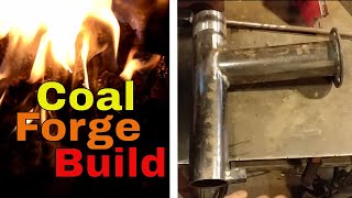 Building A Coal Forge at Home Part 2 Making the TueyerTee Pipe [upl. by Eenaj450]