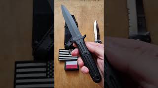 APPLEGATEFAIRBAIRN BLACK COMBAT KNIFE 440C Böker worldofstormtroopers edcknives edc shorts [upl. by Tuchman]