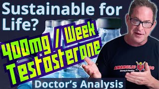 Is 400mg per Week of Testosterone Sustainable for Life Doctors Analysis [upl. by Nyrb64]