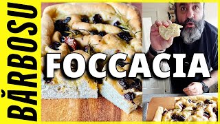 FOCCACIA CU ROSII USCATE MASLINE SI ROZMARIN [upl. by Adnarym]