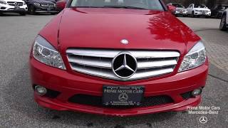 2010 MercedesBenz CClass C300 Sport 4MATIC® video tour with Mike [upl. by Sallad918]