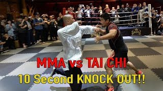 MMA vs Tai Chi 10 Second KNOCK OUT ✅ [upl. by Dougall674]