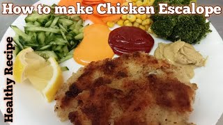 Chicken Escalope ll How To Make Chicken Escalope ll vlogs foodvlog healthyrecipes youtube viral [upl. by Sollie244]