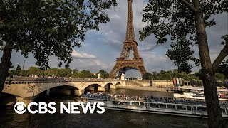 Seine River remains highly contaminated ahead of Paris Olympics [upl. by Crespi]