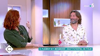 Audrey Fleurot et Frédéric Beigbeder  haut potentiel de folie   C à Vous  06052021 [upl. by Collum]