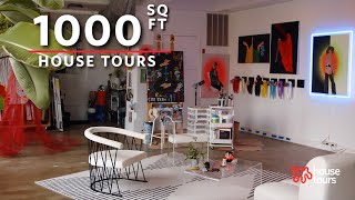 House Tours An Artists Bright LiveWork Loft in Bridgeport CT [upl. by Yebba]