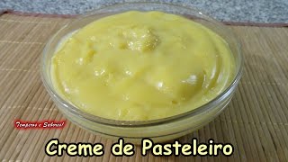 CREME DE PASTELEIRO receita rápida [upl. by Oiramd]