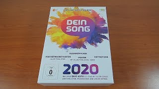 Dein Song 2020 Limitierte Fanbox Unboxing [upl. by Itida]