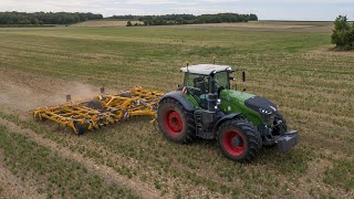 Fendt 1042 et son Agrisem Vibromulch de 8 mètres  ETA Démereau [upl. by Jalbert499]