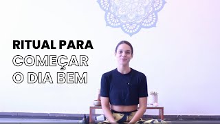 Ritual MATINAL  Meditação respiração e escrita terapêutica para DESACELERAR a mente [upl. by Maples]