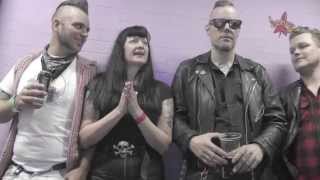 PsychomaniaTV Interview The Tumblin GoGos  Northampton 2014 [upl. by Eenram]