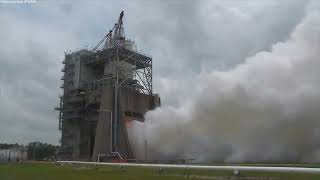 SLS RS25 Engine Test 15 June 2023 [upl. by Refinnaj522]