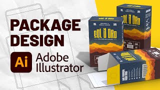 Packaging Design in Adobe Illustrator  3D Mockups [upl. by Anitnauq]