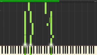 Pokemon X amp Y  Coumarine City Theme Piano Arrangement Synthesia [upl. by Coffin]