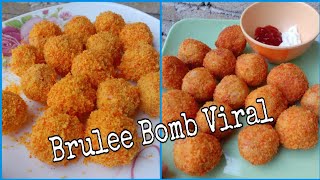 Cara Buat Brulee Bomb Viral Yang Ringkas Mudah Tapi Sedap [upl. by Vernice540]