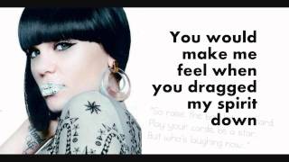 Jessie J  Whos Laughing Now OFFICIAL Lyrics [upl. by Ettenauq]