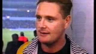 Gazza Interview at Half Time between Spurs and Liverpool 1991 [upl. by Isahella449]