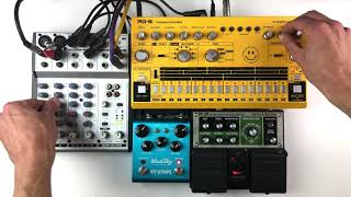 Behringer RD6  TechnoHouse Jam No Talking [upl. by Nylirrej]