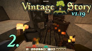 Early Loot  Lets Play Vintage Story 119 Part 2 [upl. by Nadirehs]