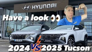 2024 Vs 2025 Tucson detailed comparison on interior and exterior [upl. by Warms]