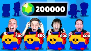 200000 GEMS💎 MEGA BOX OPENING BATTLE 20x LEGENDÄRER BRAWLER 😱 Brawl Stars deutsch [upl. by Haodnanehs]