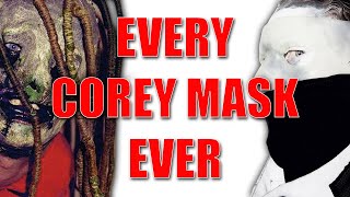 EVERY COREY TAYLOR SLIPKNOT MASK EVER DEFINITIVE SLIPKNOT MASK HISTORY [upl. by Lattonia]