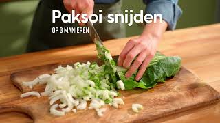 Paksoi snijden  How to  Allerhande [upl. by Larner]