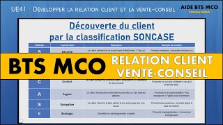 AIDE BTS MCO  La classification SONCASE en vente  Relation client et vente conseil [upl. by Betsy]