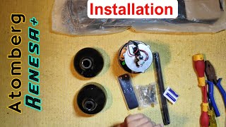 Atomberg Renesa Plus Ceiling Fan installation  How to Setup Atomberg Renesa BLDC Fan [upl. by Enorel]