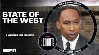 Stephen A says the Suns are the WORST TEAM IN THE 4TH QUARTER  NBA Countdown [upl. by Elleda]