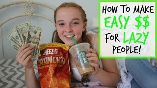 How to Make EASY Money for LAZY People [upl. by Trebloc]