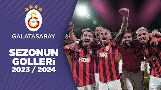 Galatasarayın 202324 Sezonu Tüm Golleri  Trendyol Süper Lig [upl. by Trillby]