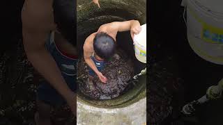 Process Of Cleaning 18 Meters Deep Drinking Well [upl. by Flss]