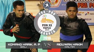 KOMANG HARIK ADIPUTRA BALI VS RIDUWAN HAKIM KALTIM  PRA PON PENCAK SILAT 2019 [upl. by Yonina254]