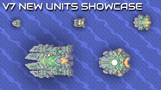 Mindustry v7 New Naval Units Showcase Sneak Peek [upl. by Ecirbaf]