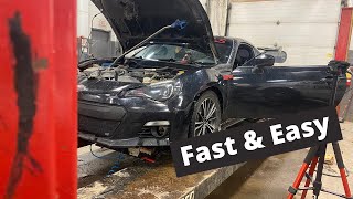 Easiest Way to Change your Spark Plugs on BRZFRS86 [upl. by Cnut]