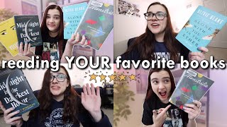 Reading YOUR Favorite Books of 2023 ✨ reading vlog found a five star favorite and a one star [upl. by Yelssew]