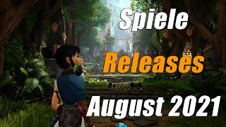 Spiele Releases im August 2021  Für PC PS5 PS4 Xbox One Xbox Series X Switch [upl. by Firestone]