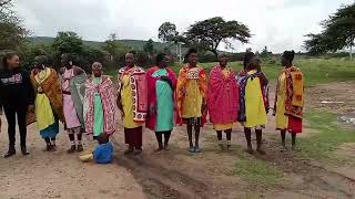 quotMaasai Melodies Traditional Dance during Masai Village Visit [upl. by Iruahs]