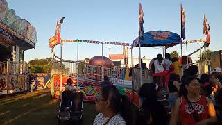 Super Himalaya amp TiltAWhirl at 2024 LEAD Fest State Fair [upl. by Laeno548]