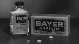 Bayer Aspirin Commercial 1960 [upl. by Arbma138]