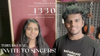 The Thirukkural 1330  An Invite to Singers around the globe [upl. by Mikeb]