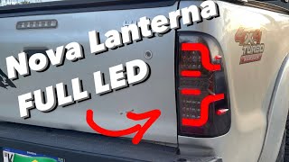 NOVA  LANTERNA FULL LED HILUX 2006 A 2015 [upl. by Ahsilahk]