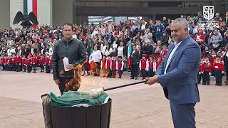 Ceremonia Cívica en la Explanada Principal de la Alcaldía Cuauhtémoc [upl. by Assirek]