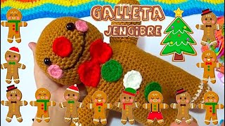 Galleta de Jengibre 🍪 Amigurumi Muñeco [upl. by Naitsirhc]