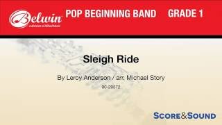 Sleigh Ride arr Michael Story – Score amp Sound [upl. by Olodort]